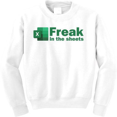 Freak In The Excel Sheets Kids Sweatshirt