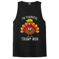 Funny IM Thankful Trump Won Took America Back Thanksgiving PosiCharge Competitor Tank