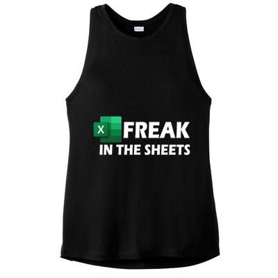 Freak In The Sheets Excel Freak In The Spreadsheets Ladies PosiCharge Tri-Blend Wicking Tank