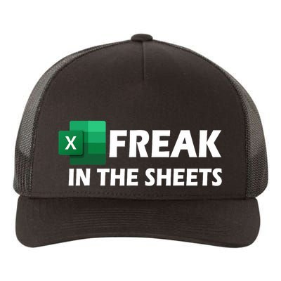 Freak In The Sheets Excel Freak In The Spreadsheets Yupoong Adult 5-Panel Trucker Hat