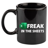 Freak In The Sheets Excel Freak In The Spreadsheets 11oz C Handle Ceramic Mug