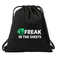 Freak In The Sheets Excel Freak In The Spreadsheets Drawstring Bag