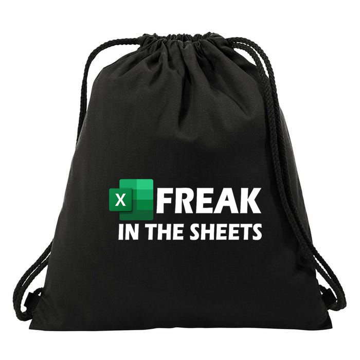 Freak In The Sheets Excel Freak In The Spreadsheets Drawstring Bag