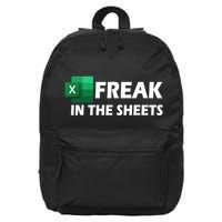 Freak In The Sheets Excel Freak In The Spreadsheets 16 in Basic Backpack