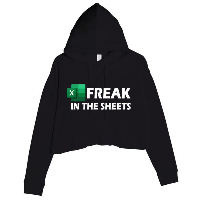 Freak In The Sheets Excel Freak In The Spreadsheets Crop Fleece Hoodie