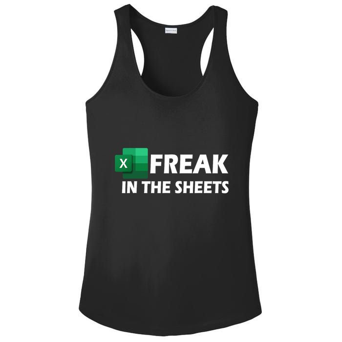 Freak In The Sheets Excel Freak In The Spreadsheets Ladies PosiCharge Competitor Racerback Tank