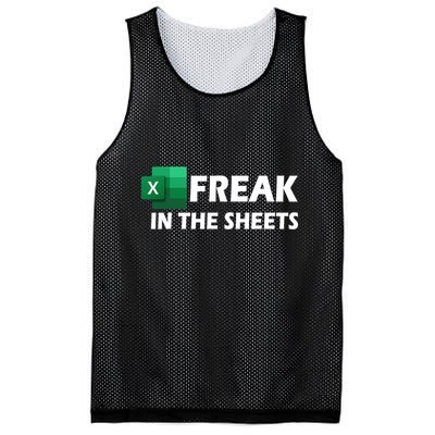 Freak In The Sheets Excel Freak In The Spreadsheets Mesh Reversible Basketball Jersey Tank
