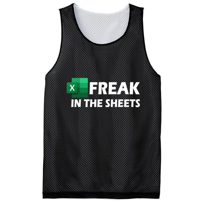 Freak In The Sheets Excel Freak In The Spreadsheets Mesh Reversible Basketball Jersey Tank