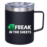 Freak In The Sheets Excel Freak In The Spreadsheets 12oz Stainless Steel Coffee Mug