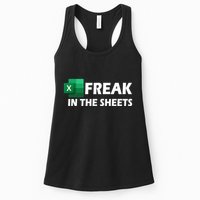 Freak In The Sheets Excel Freak In The Spreadsheets Womens Tank Top