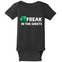 Freak In The Sheets Excel Freak In The Spreadsheets Baby Bodysuit