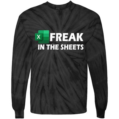 Freak In The Sheets Excel Freak In The Spreadsheets Tie-Dye Long Sleeve Shirt