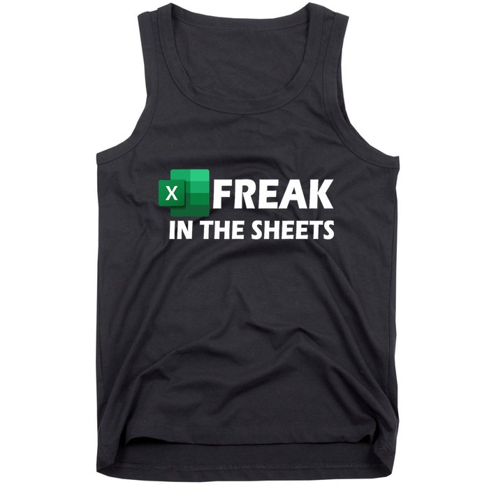 Freak In The Sheets Excel Freak In The Spreadsheets Tank Top