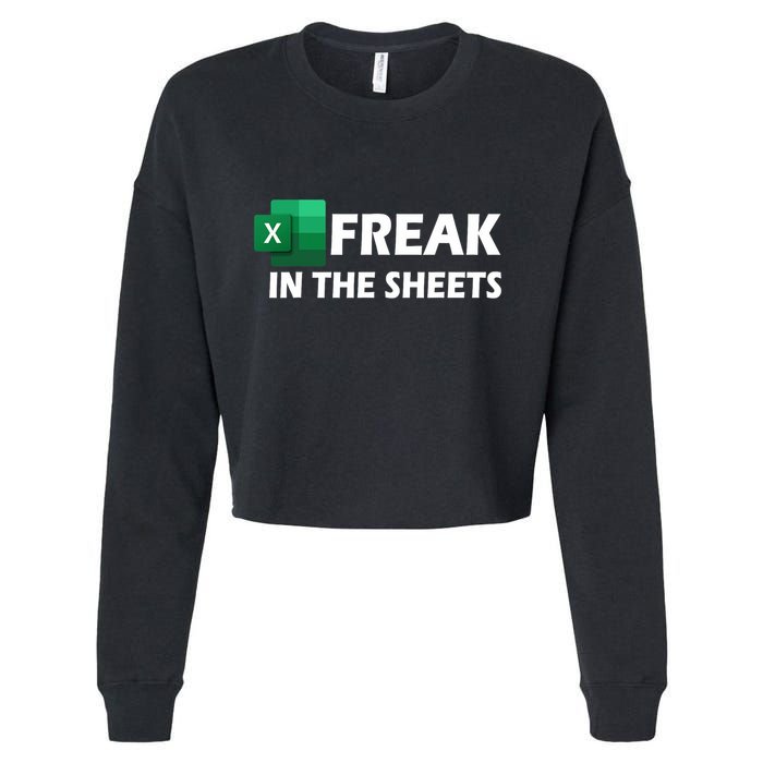 Freak In The Sheets Excel Freak In The Spreadsheets Cropped Pullover Crew