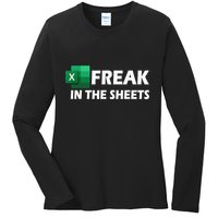 Freak In The Sheets Excel Freak In The Spreadsheets Ladies Long Sleeve Shirt