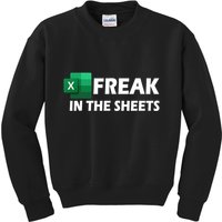Freak In The Sheets Excel Freak In The Spreadsheets Kids Sweatshirt