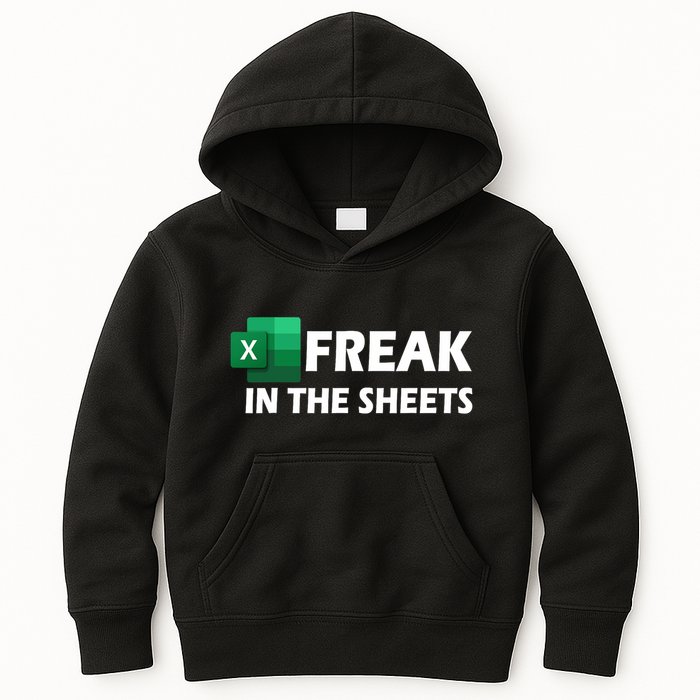 Freak In The Sheets Excel Freak In The Spreadsheets Kids Hoodie