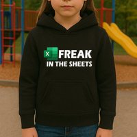 Freak In The Sheets Excel Freak In The Spreadsheets Kids Hoodie