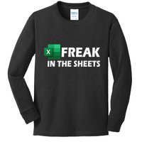 Freak In The Sheets Excel Freak In The Spreadsheets Kids Long Sleeve Shirt