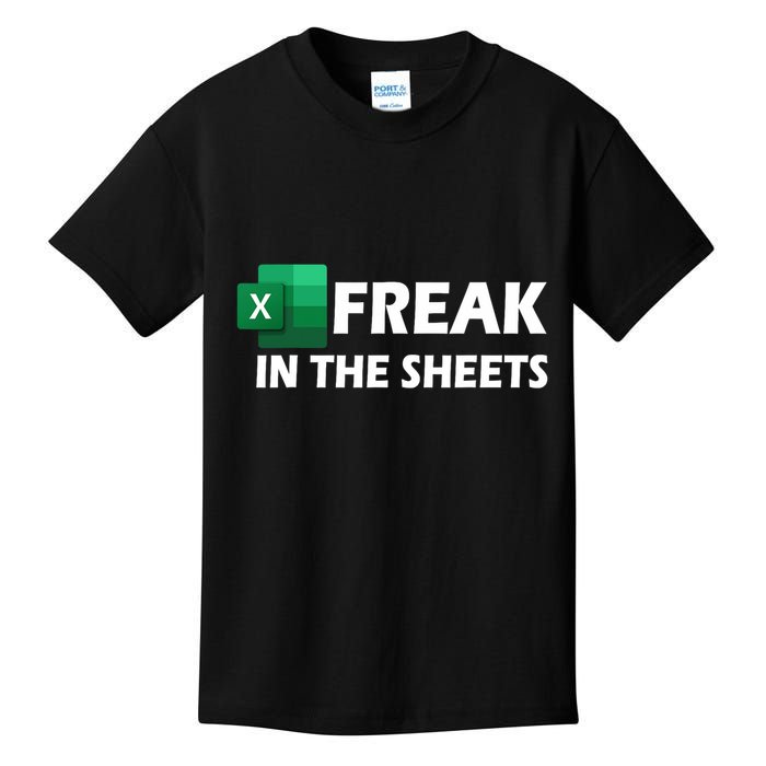 Freak In The Sheets Excel Freak In The Spreadsheets Kids T-Shirt