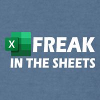Freak In The Sheets Excel Freak In The Spreadsheets Garment-Dyed Sweatshirt