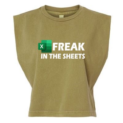 Freak In The Sheets Excel Freak In The Spreadsheets Garment-Dyed Women's Muscle Tee