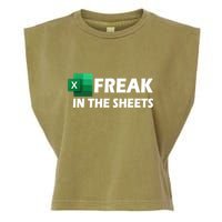 Freak In The Sheets Excel Freak In The Spreadsheets Garment-Dyed Women's Muscle Tee