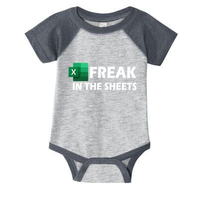 Freak In The Sheets Excel Freak In The Spreadsheets Infant Baby Jersey Bodysuit