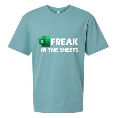 Freak In The Sheets Excel Freak In The Spreadsheets Sueded Cloud Jersey T-Shirt