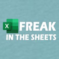 Freak In The Sheets Excel Freak In The Spreadsheets Sueded Cloud Jersey T-Shirt