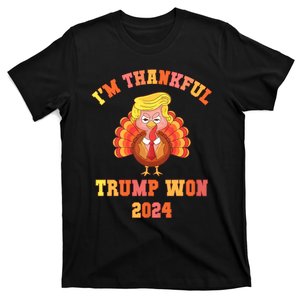 Funny IM Thankful Trump Won 2024 Vance Inauguration Sequel T-Shirt