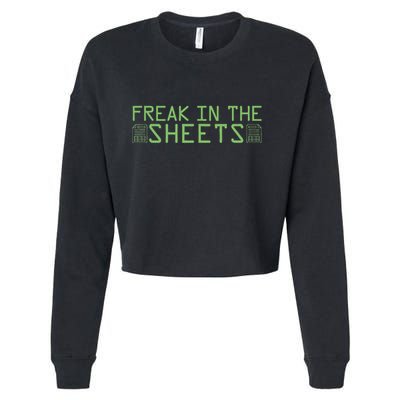 Freak In The Sheets Spreadsheet Guru Humor For Office Cropped Pullover Crew