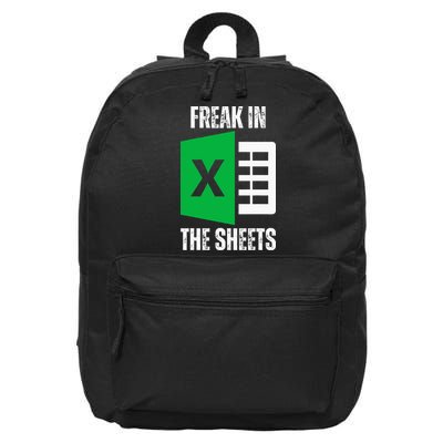 Freak In The Sheets Excel Spreadsheet Funny Office Jokes 16 in Basic Backpack