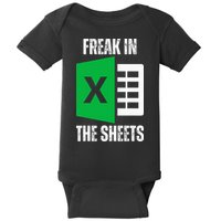 Freak In The Sheets Excel Spreadsheet Funny Office Jokes Baby Bodysuit