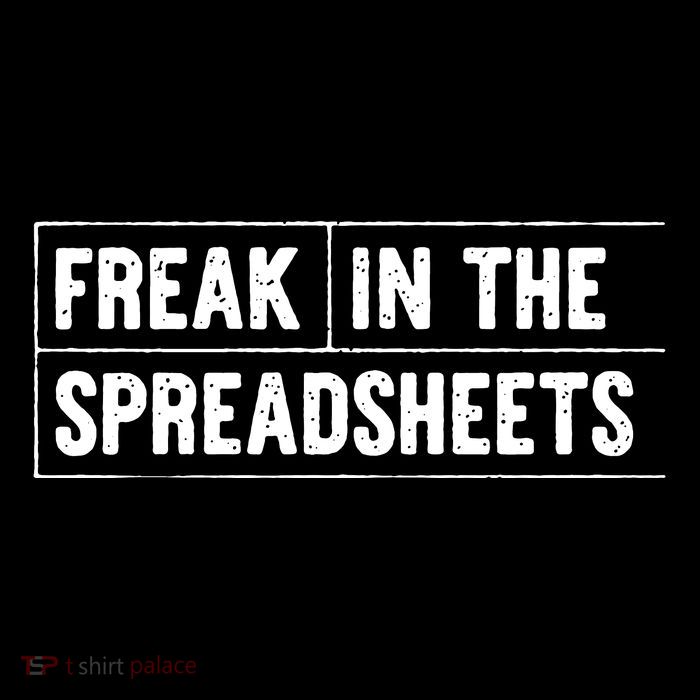 Freak In The Spreadsheets Funny 7-Panel Snapback Hat