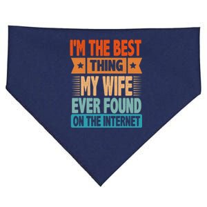 Funny I'm The Best Thing Sarcastic Husband Dad USA-Made Doggie Bandana