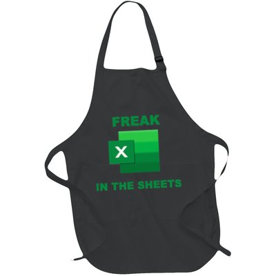 Freak In The Excel Sheets Full-Length Apron With Pockets