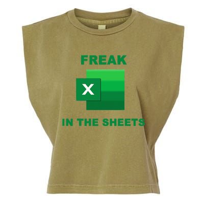 Freak In The Excel Sheets Garment-Dyed Women's Muscle Tee