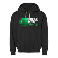 Freak In The Sheets Accountant Funny Spreadsheet Excel Garment-Dyed Fleece Hoodie