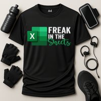 Freak In The Sheets Accountant Funny Spreadsheet Excel Performance Shirt