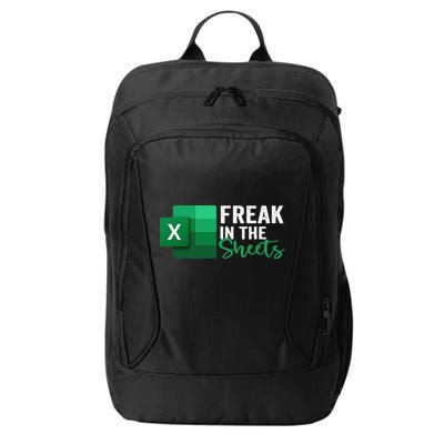Freak In The Sheets Accountant Funny Spreadsheet Excel City Backpack