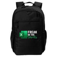 Freak In The Sheets Accountant Funny Spreadsheet Excel Daily Commute Backpack