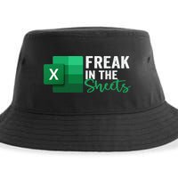 Freak In The Sheets Accountant Funny Spreadsheet Excel Sustainable Bucket Hat