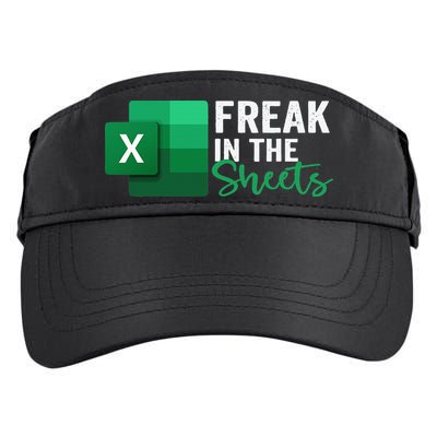 Freak In The Sheets Accountant Funny Spreadsheet Excel Adult Drive Performance Visor