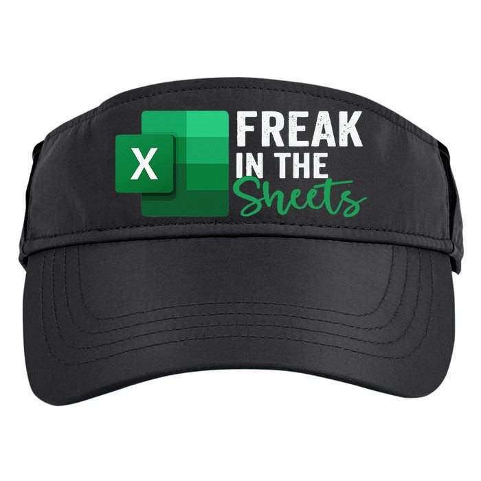 Freak In The Sheets Accountant Funny Spreadsheet Excel Adult Drive Performance Visor