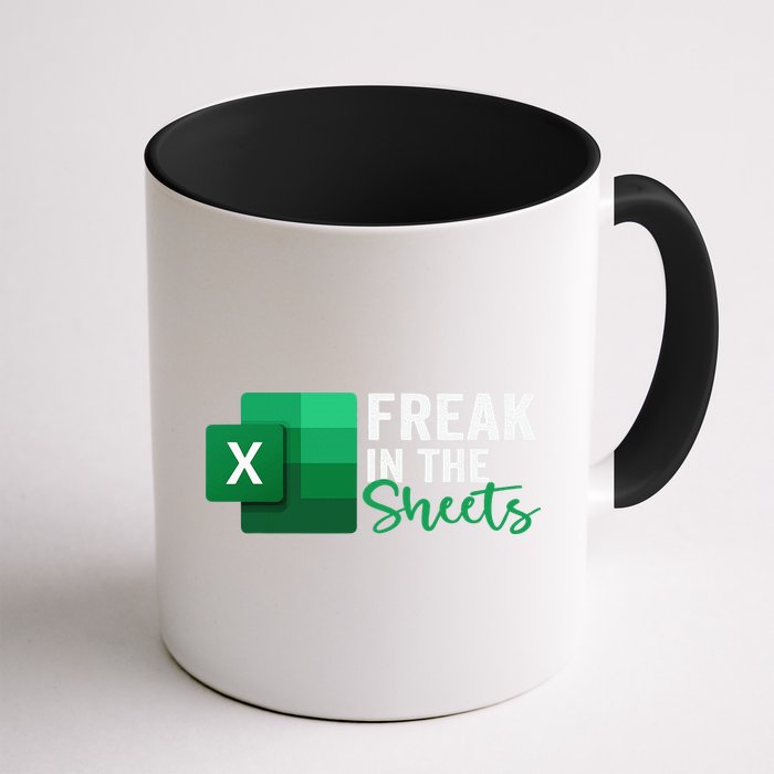 Freak In The Sheets Accountant Funny Spreadsheet Excel Mug