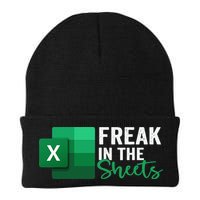 Freak In The Sheets Accountant Funny Spreadsheet Excel Knit Cap Winter Beanie
