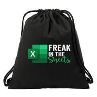 Freak In The Sheets Accountant Funny Spreadsheet Excel Drawstring Bag