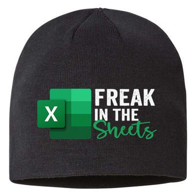 Freak In The Sheets Accountant Funny Spreadsheet Excel Sustainable Beanie