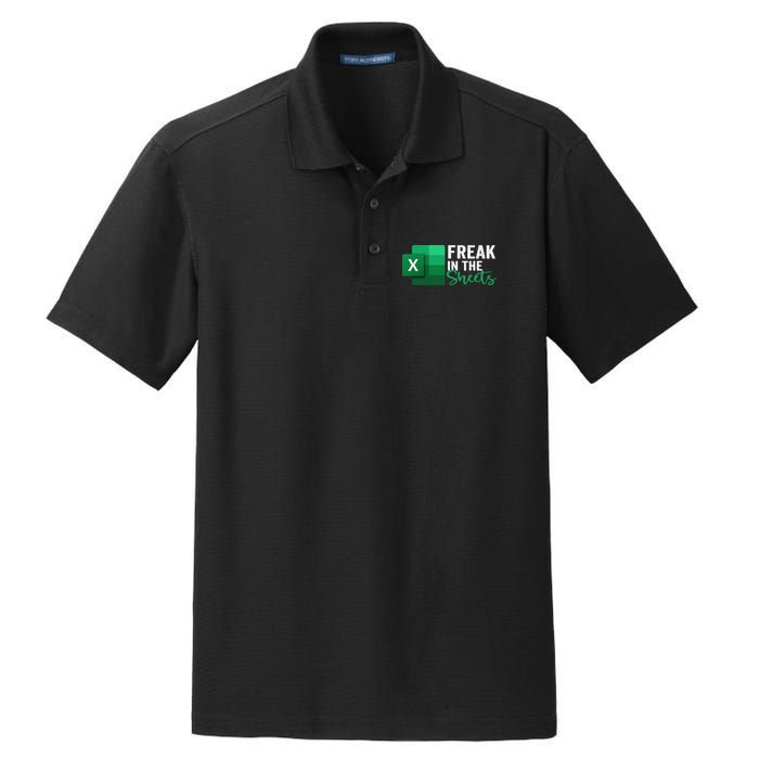 Freak In The Sheets Accountant Funny Spreadsheet Excel Dry Zone Grid Polo
